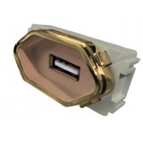 Modulo USB 2a - Novara Rose Gold